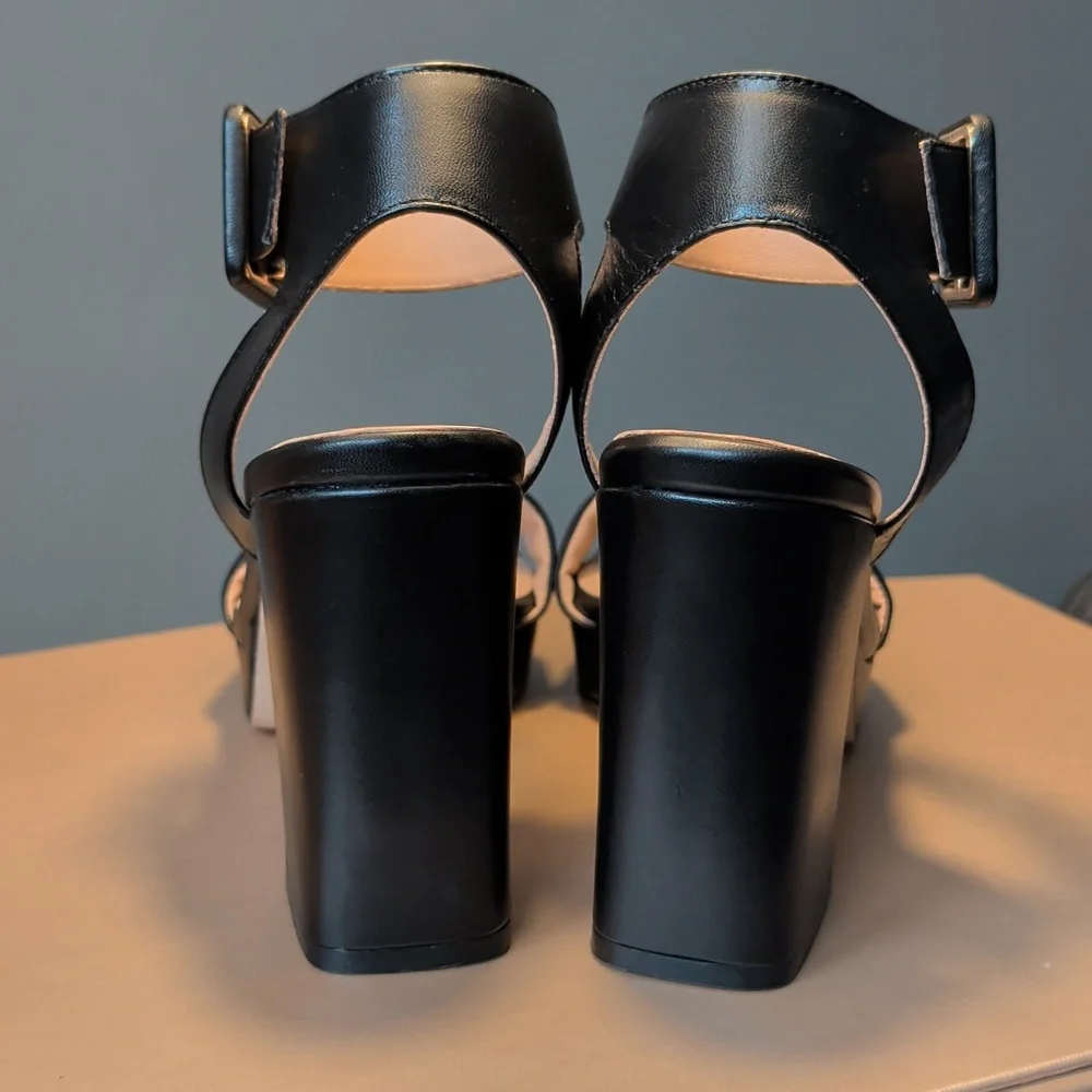 Naturalizer 27 Edit Jaselle Black Leather Heels